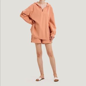 Nap Loungewear Cotton Blend Lounge Set L - Apricot/peach